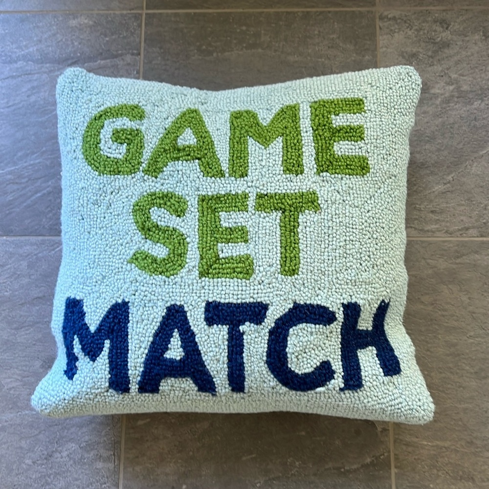 EUC! Tennis/Pickleball Throw Pillow